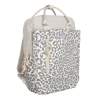 New Rebels Urban Leopard Laptop Rucksack - 13" Laptopfach - beige