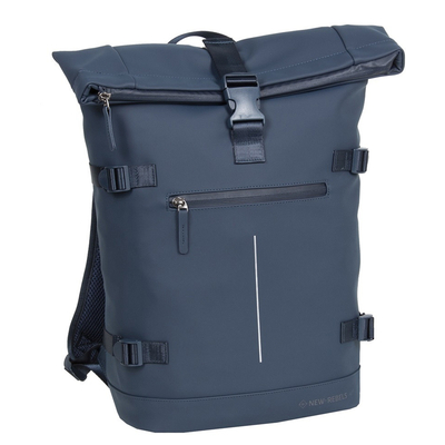 New Rebels William Laptop Rucksack - 15,6" Laptopfach - blau
