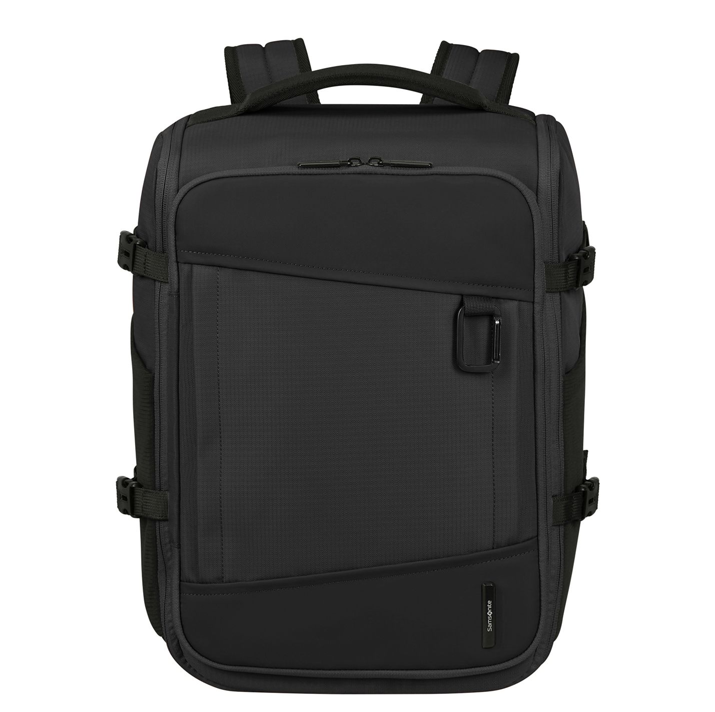 Samsonite 2Fit Underseat Backpack 2 In 1 - 23/31.5 liter - 40/45x30/36x20 cm - black weekendtas handbagage