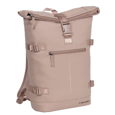 New Rebels William Laptop Rucksack - 15,6" Laptopfach - old pink
