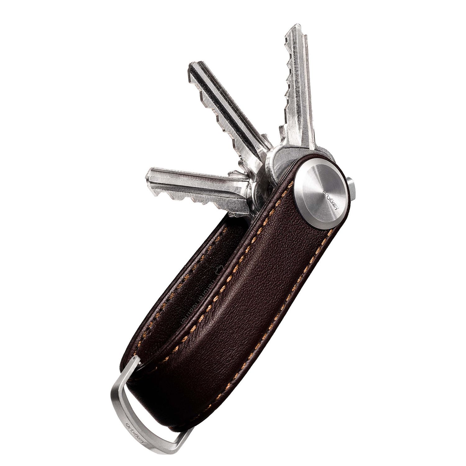 Orbitkey Sleutel Organizer Pro mahogany Etui