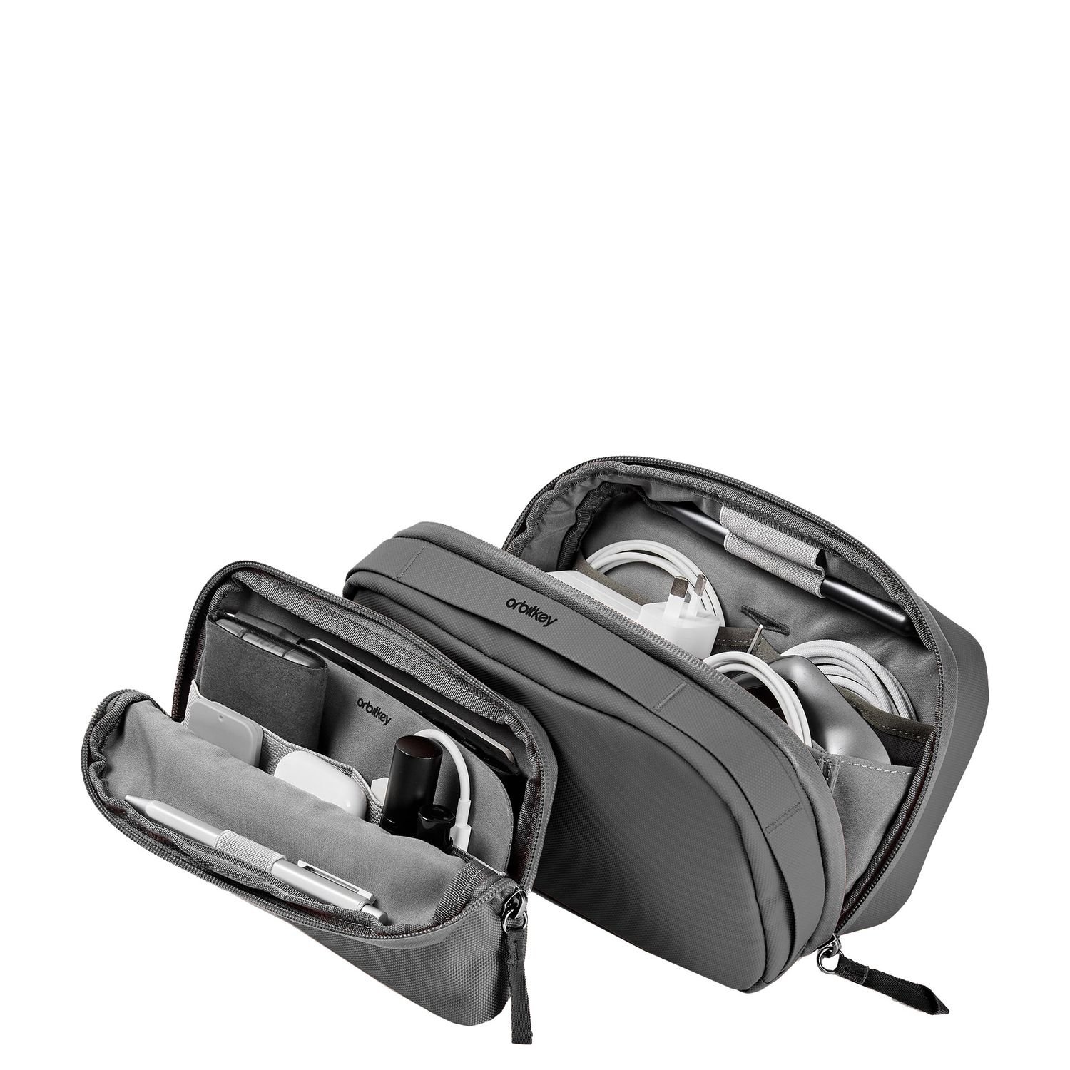 Orbitkey 2-in-1 Organizer Etui graphite