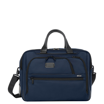 TUMI Alpha Medium Laptop Schultertasche - 15" Laptopfach - navy