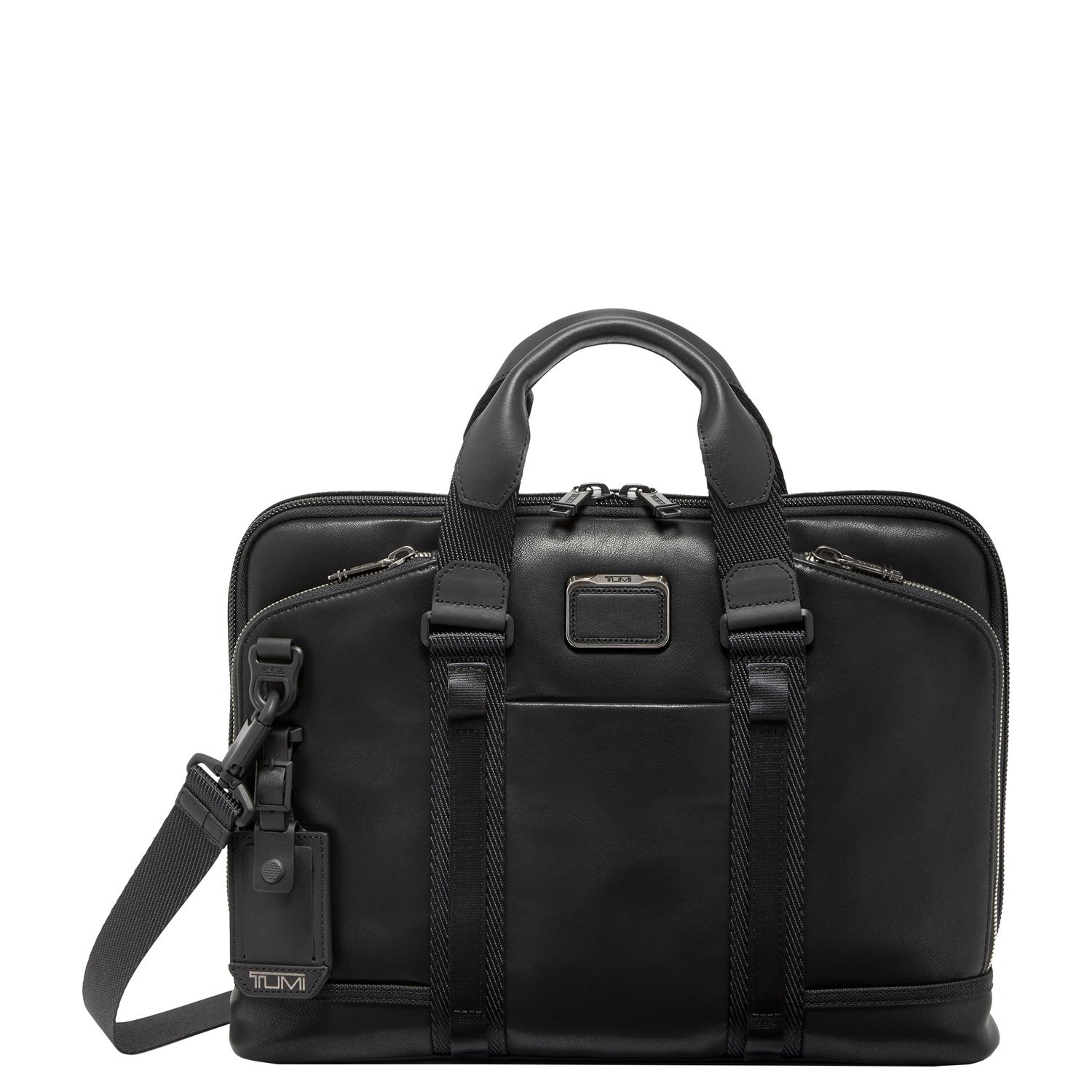 TUMI Alpha Bravo Laptop Schoudertas - 15" laptopvak - zwart schoudertas heren