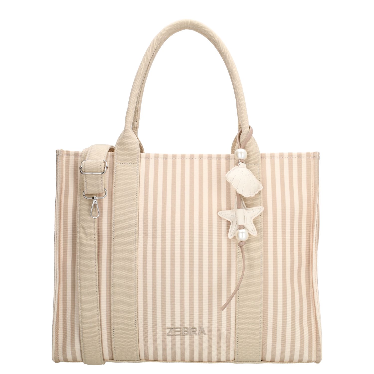 Zebra Trends Mira Shopper crème schoudertas dames