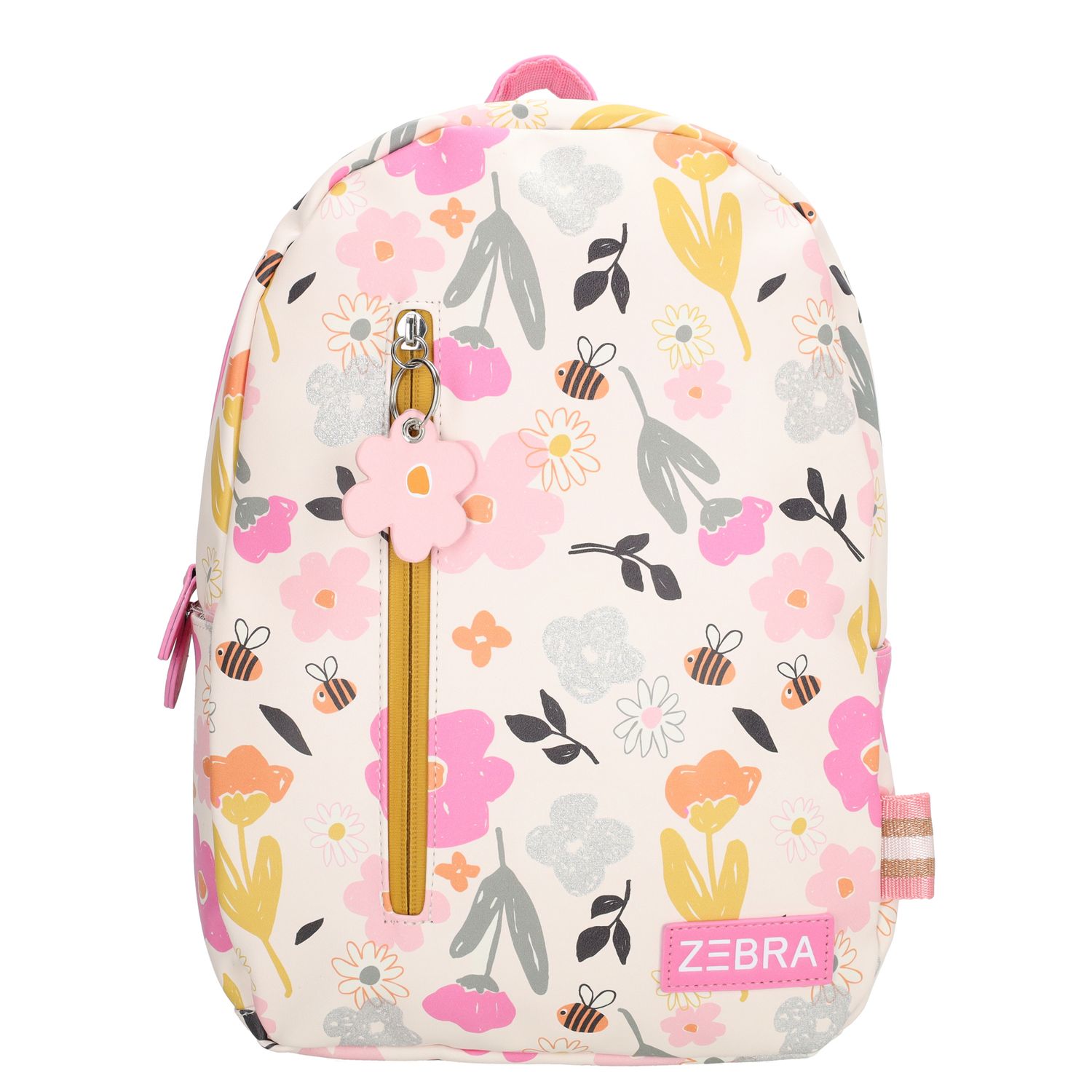 Zebra Trends Lily Kinderrugzak voor meisjes - met borstriem - bijtjes schooltas kind