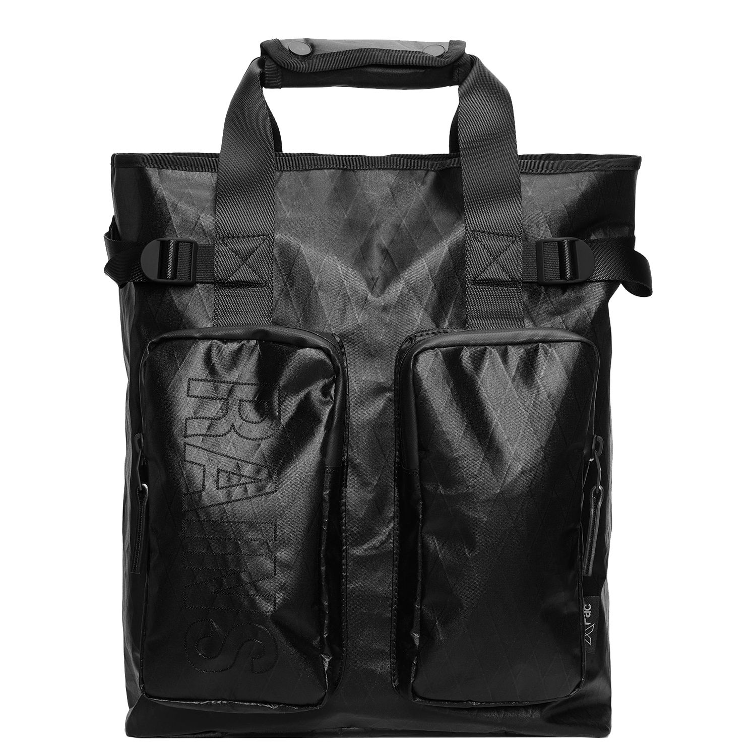 Rains TexXel Dagrugzak - met 15" laptopvak - jet black