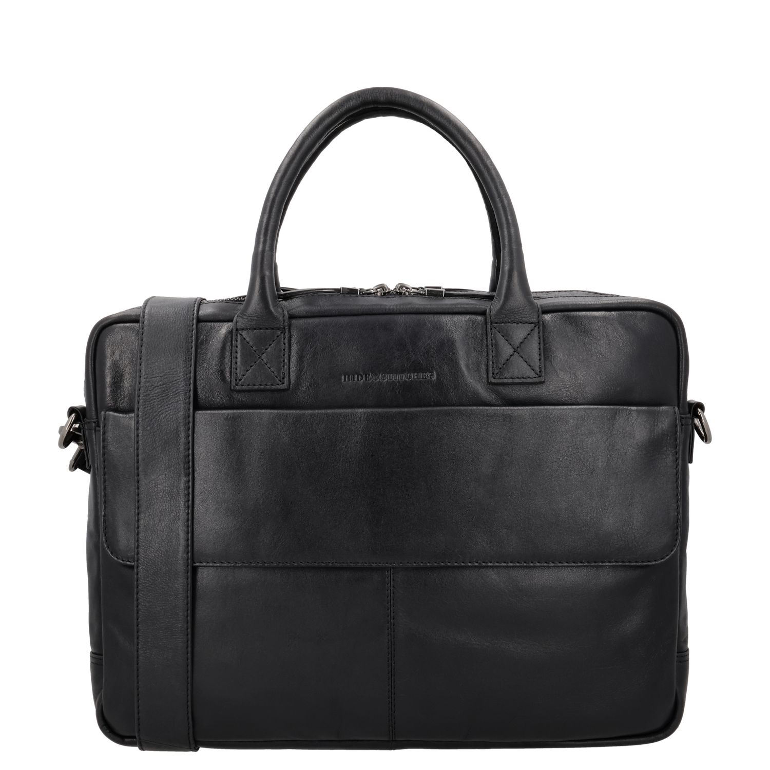 Hide Stitches laptoptas zwart