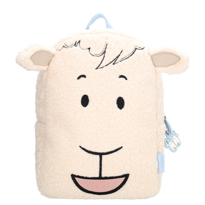 Zebra Trends Mike & Molly Kinderrucksack - Teddy-Look - mit Brustgurt - creme