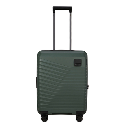 Samsonite Intuo Handbagage Spinner 55 cm - Uitbreidbaar 39/45 liter - 55x40x20/23 cm - olijfgroen