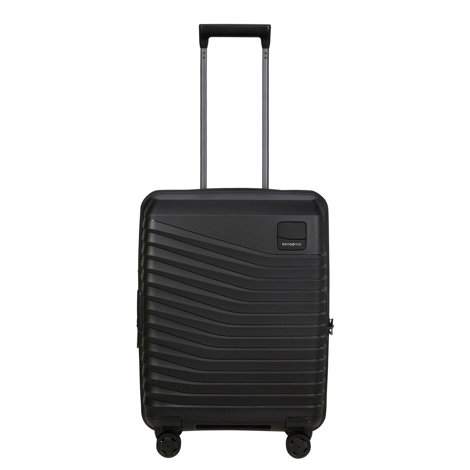 Samsonite Intuo Handbagage Spinner 55 cm - Uitbreidbaar 39/45 liter - 55x40x20/23 cm - zwart hardcase koffer lichtgewicht koffer