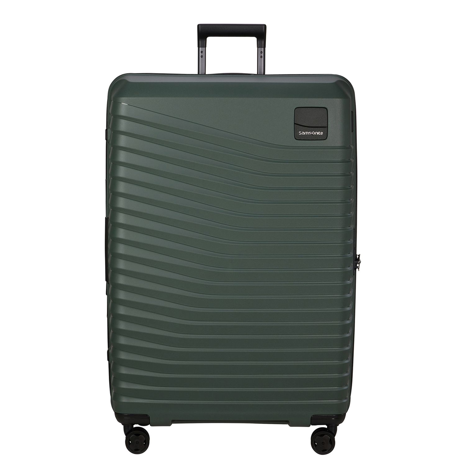 Travelbags Samsonite Intuo Spinner 81 cm - Uitbreidbaar 132/144 liter - 81x54x33/36 cm - olijf groen hardcase koffer aanbieding