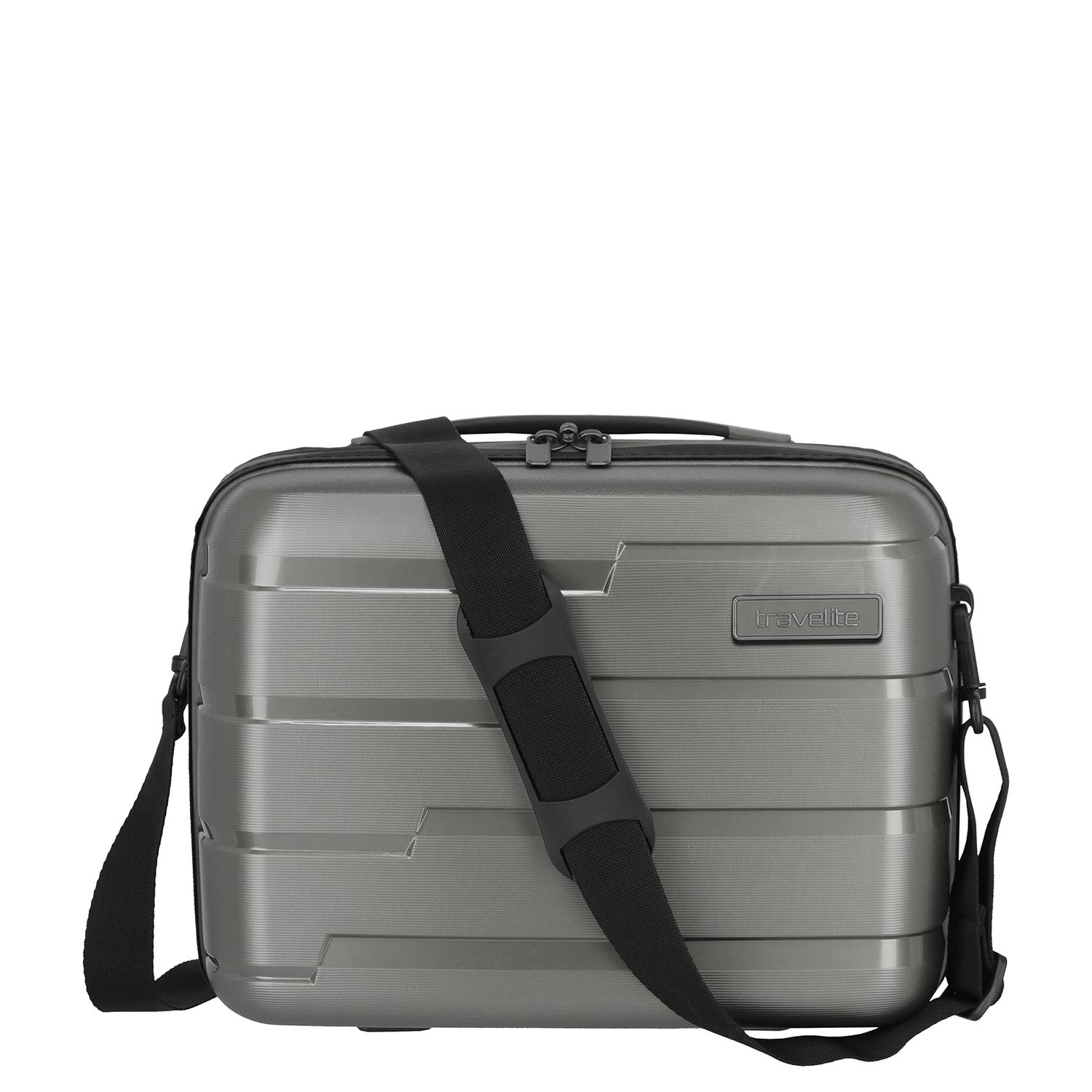 Travelite Air Base Beautycases zwart en grijs