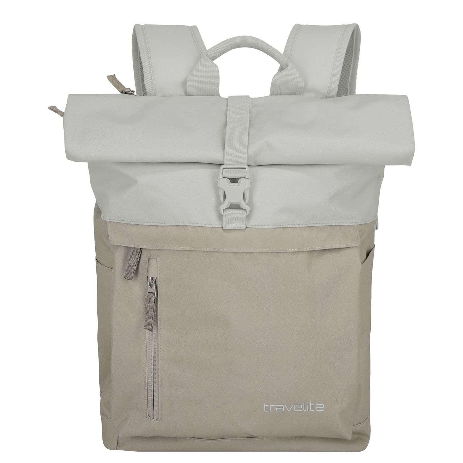 Travelite Laptop Rugzakken bruin, beige, wit en multicolor