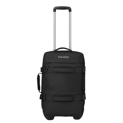 Travelite Bolonia 2-Rollen Handgepäck Reisetasche 53 cm - 35 Liter - 53x30x22 cm - schwarz