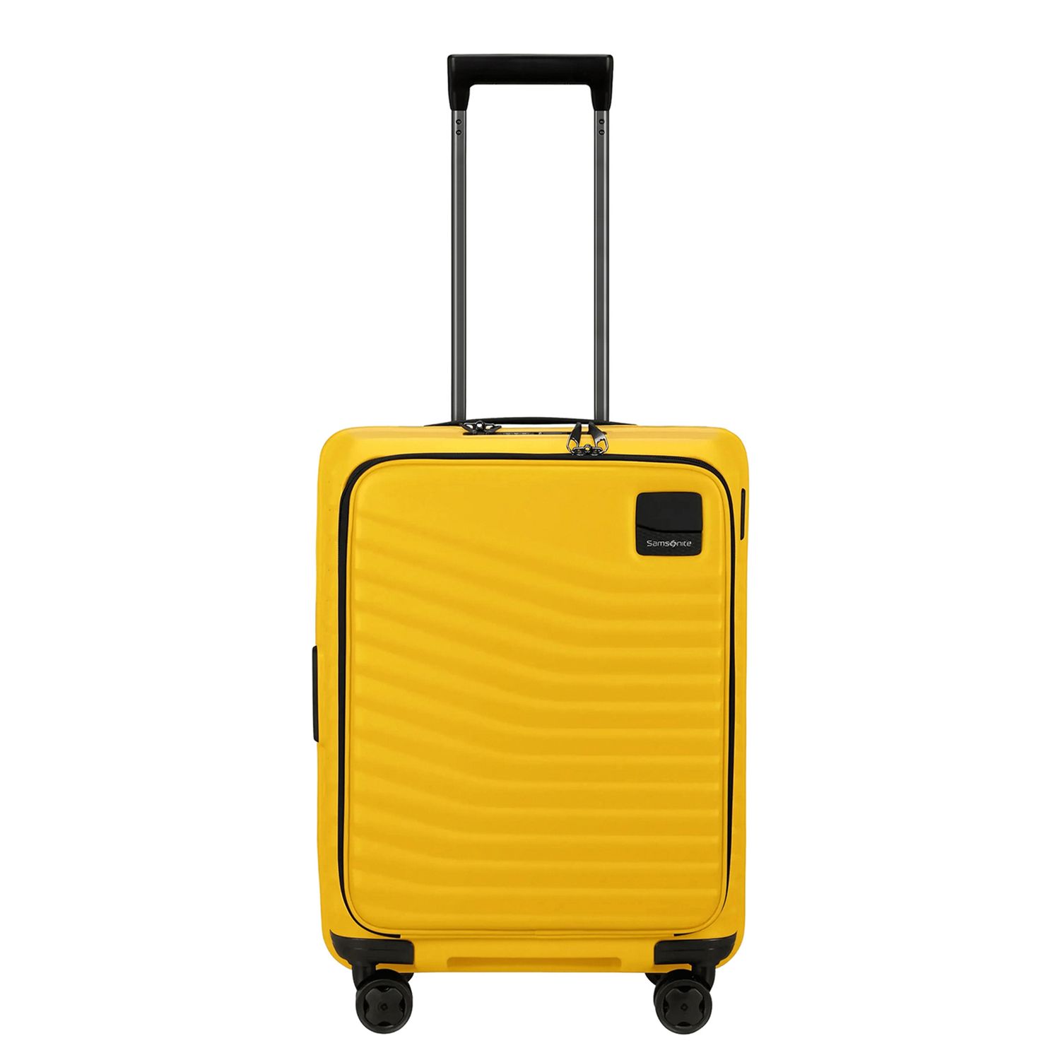 Samsonite Intuo Handbagage Spinner 55 cm - Uitbreidbaar 42/48 liter - met 15.6" laptop-voorvak - 55x40x20/23 cm - citrus hardcase koffer pilotenkoffer