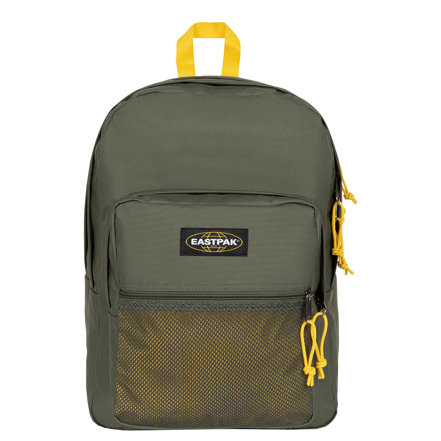 Eastpak Pinnacle Laptop Rugzakken khaki, geel en groen