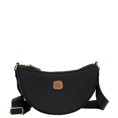 Bric's X-Collection Moon Bag Schoudertas zwart