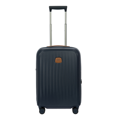 Bric's Taormina Handbagage Spinner 55 cm - Uitbreidbaar 42/49 liter - 55x40x22/26 cm - blauw