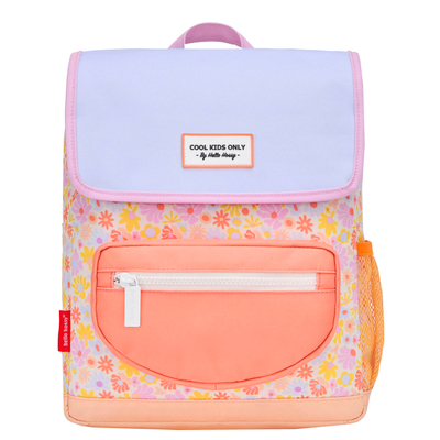 Hello Hossy Square Kinderrugzak Basisschool - vanaf 6 jaar - retro flowers
