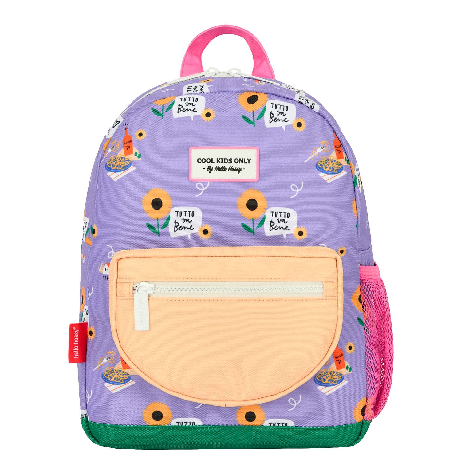 Hello Hossy Round Kinderrugzak Basisschool - vanaf 6 jaar - sunflower schooltas kind