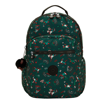 Kipling Seoul Lap Rugzak School - 15" laptopvak - soccer print