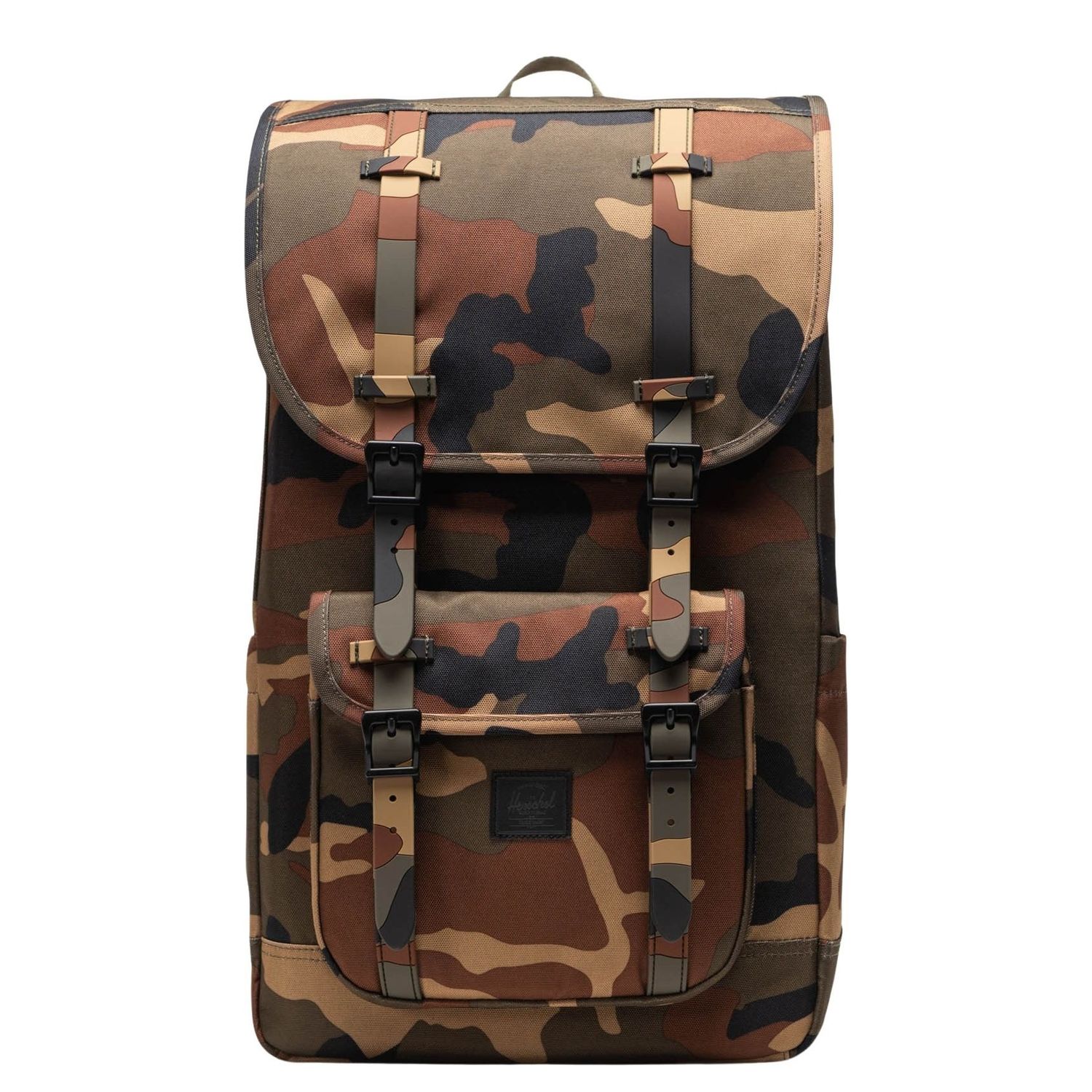 Herschel Little America rugzak zwart en multicolor