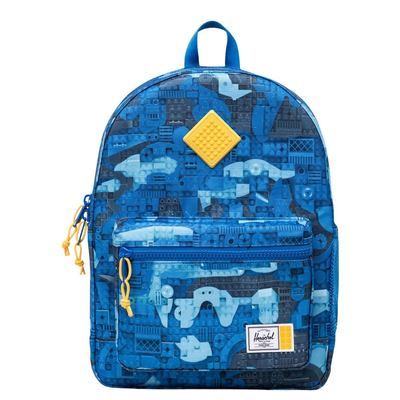 Herschel Supply Co. X LEGO Heritage Kinderrucksack abstract bricks blue