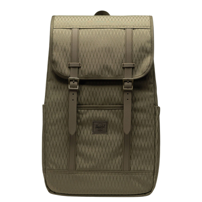 Herschel Supply Co. Retreat Rugzak School - 15" laptopvak - ivy green diamond