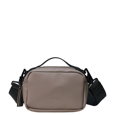 Rains Box Micro Crossbody Schoudertas cinder