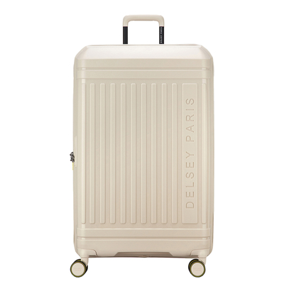 Delsey Lutece SE Spinner 81 cm - Uitbreidbaar 106/113 liter - 80.5x49x32/34 cm - beige