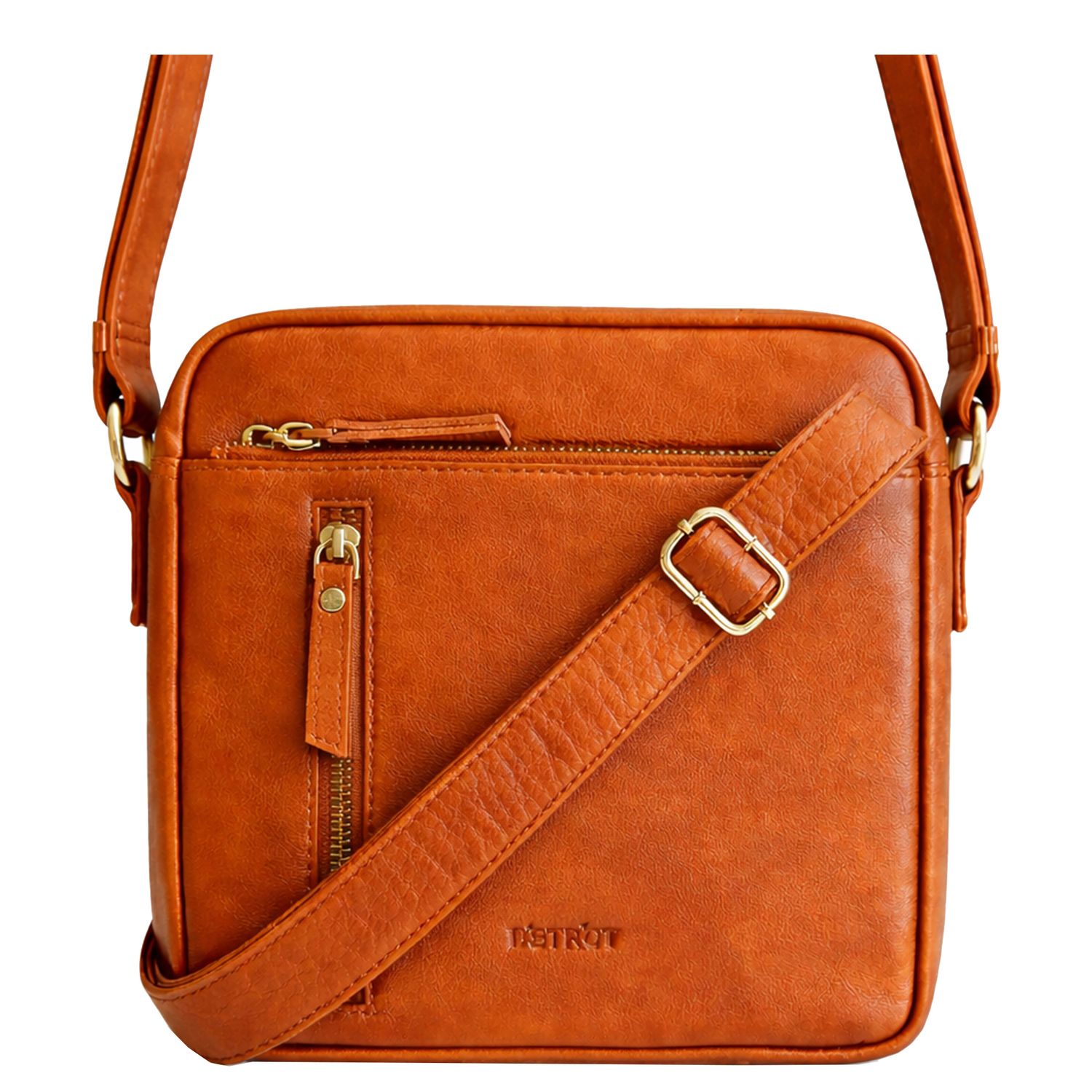 DSTRCT Astana Road Crossbody Schoudertas L cognac damestas