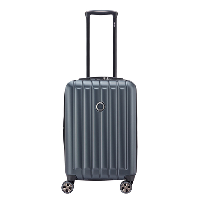 Delsey Longitude Handbagage Spinner 55 cm - Uitbreidbaar 29/37 liter - 55x35x20/25 cm - antraciet