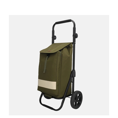 Beagles Shop & Go Boodschappentrolley olivegreen