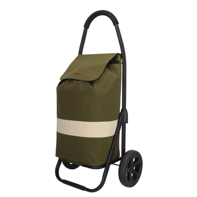Beagles Shop & Go Boodschappentrolley olivegreen