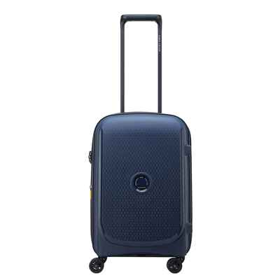 Delsey Belmont Plus Handbagage Spinner 55 cm - Uitbreidbaar 35/39 liter - 55x35x25/27.5 cm - blauw