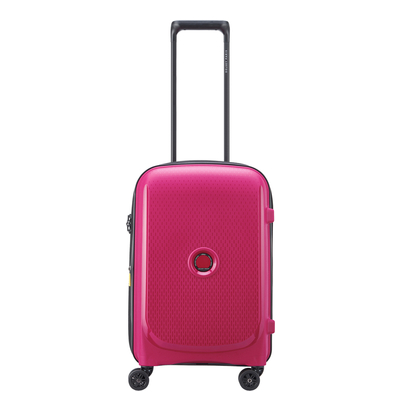 Delsey Belmont Plus Handbagage Spinner 55 cm - Uitbreidbaar 35/39 liter - 55x35x25/27.5 cm - raspberry
