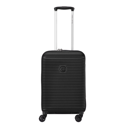 Delsey Freestyle Handbagage Spinner 55 cm - Uitbreidbaar 39/44 liter - 55x35x25/28 cm - zwart