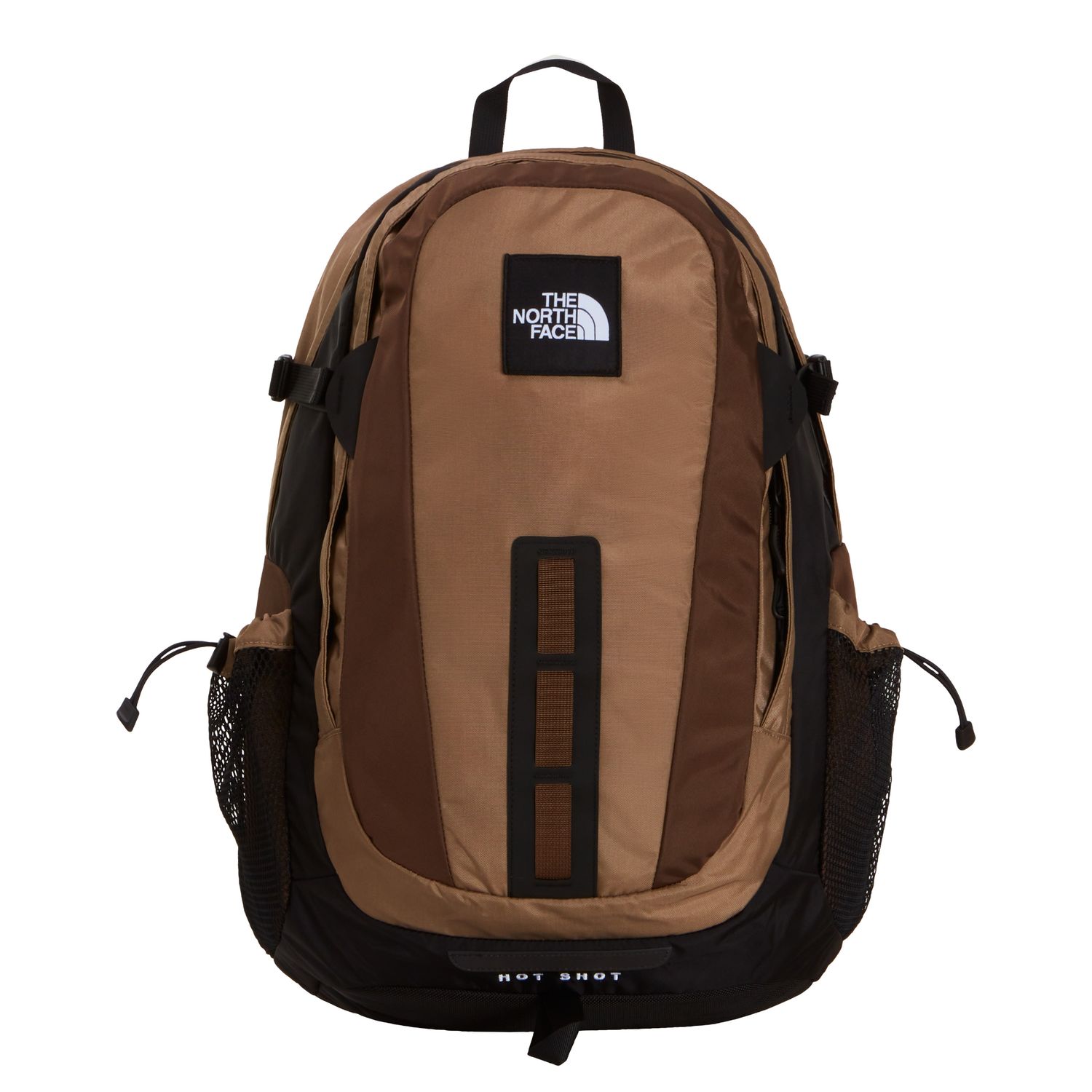 The North Face daypack bruin en rood