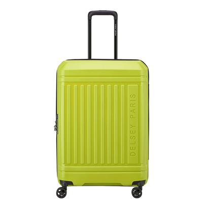Delsey Lutece SE Spinner 68 cm - Uitbreidbaar 73/78 liter - 68x45x29x31 cm - lime