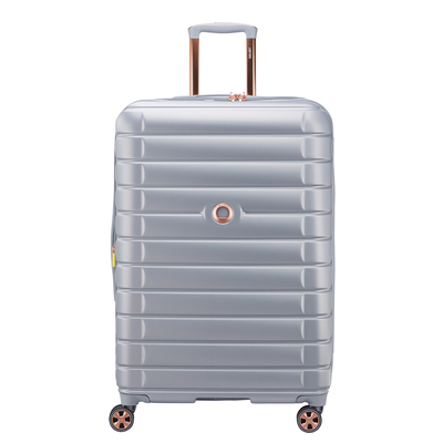 Delsey Shadow 5.0 Spinner 75 cm - Uitbreidbaar 106/116 liter - 75.5x50x33/36 cm - platinum