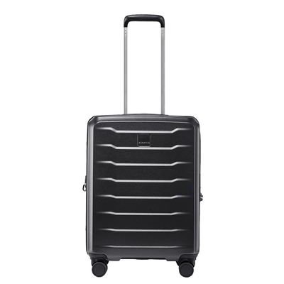 Stratic Phoenix SL Handgepäck Spinner 55 cm - Erweiterbar 42/49 Liter - 55x39.5x19/22 cm - black