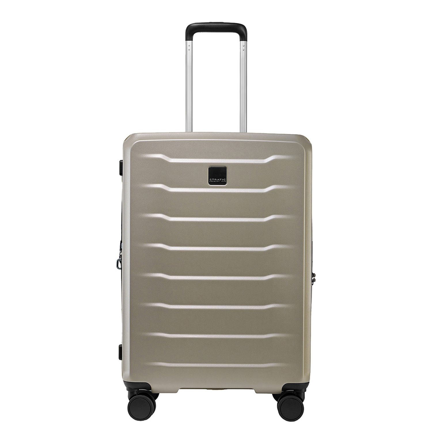 Stratic Phoenix SL Spinner 66 cm - Uitbreidbaar 64/73 liter - 66x45x24/27 cm - champagne hardcase koffer lichtgewicht koffer