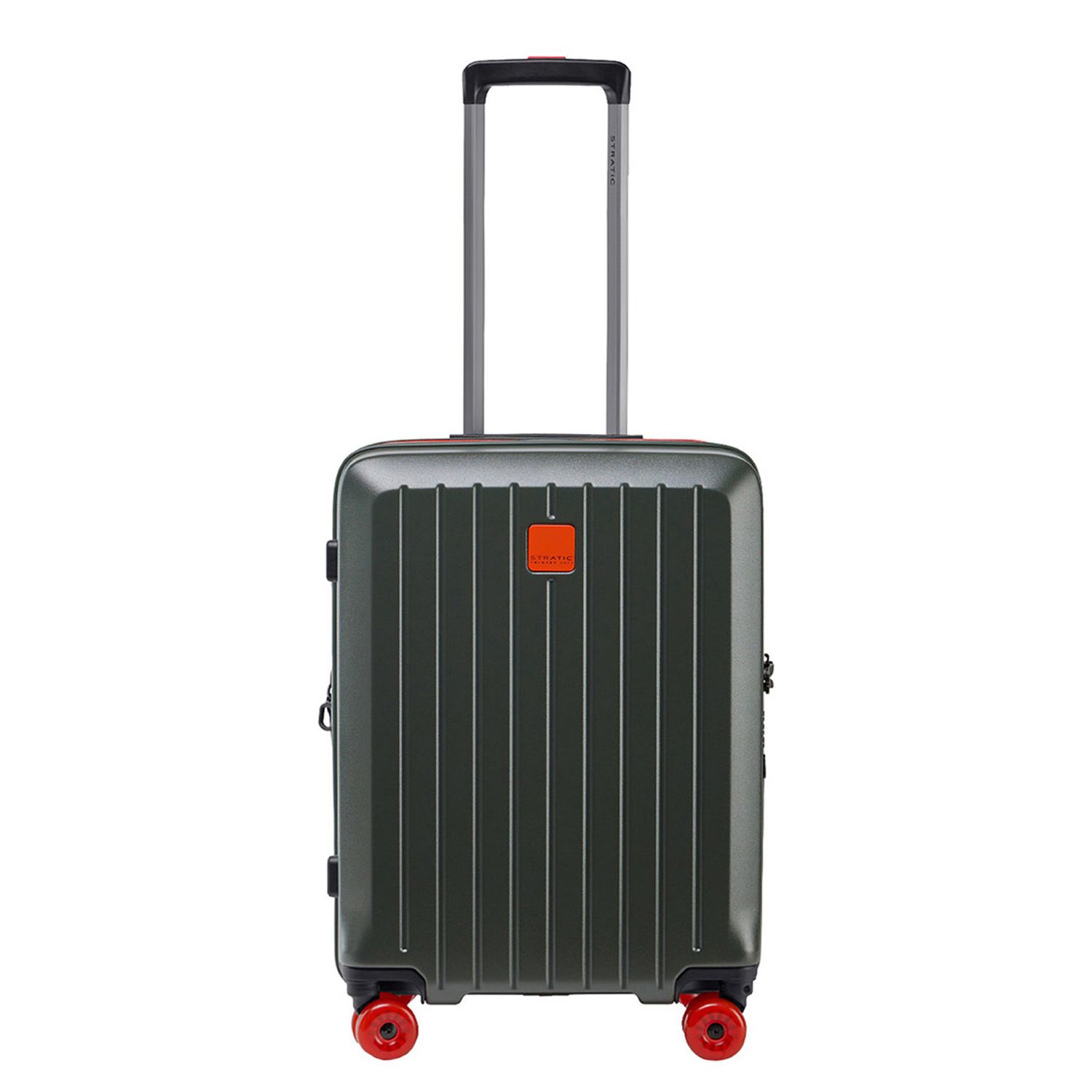 Stratic Buzz Handbagage Spinner 54 cm - Uitbreidbaar 43/49 liter - 54x39.5x19.5/22.5 cm - olive hardcase koffer