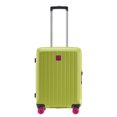 Stratic Buzz Handgepäck Spinner 54 cm - Erweiterbar 43/49 Liter - 54x39.5x19.5/22.5 cm - lime/green