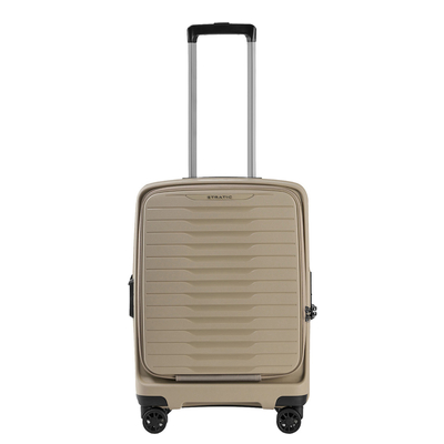 Stratic Novium ML Handgepäck Spinner 55 cm - Erweiterbar 40/45 Liter - 55x40x20/23 cm - sand
