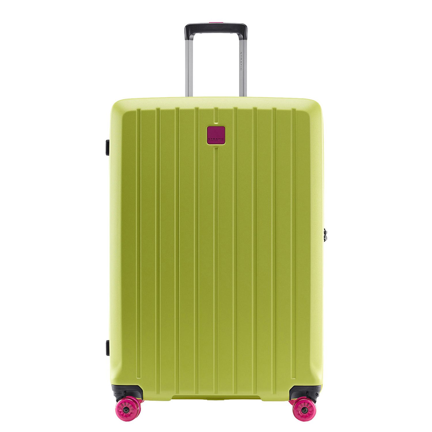 Stratic Buzz Spinner 75 cm - Uitbreidbaar 97/108 liter - 75x51x27.5/30.5 cm - lime/green hardcase koffer