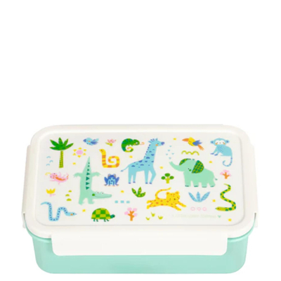 A Little Lovely Company Robin Bento Lunchbox für Jungen jungle