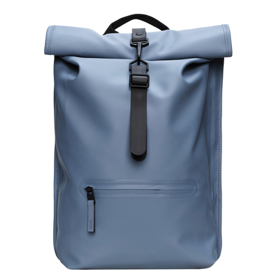 Rains Rolltop Laptop Rucksack - 16" Laptopfach - bluedusk