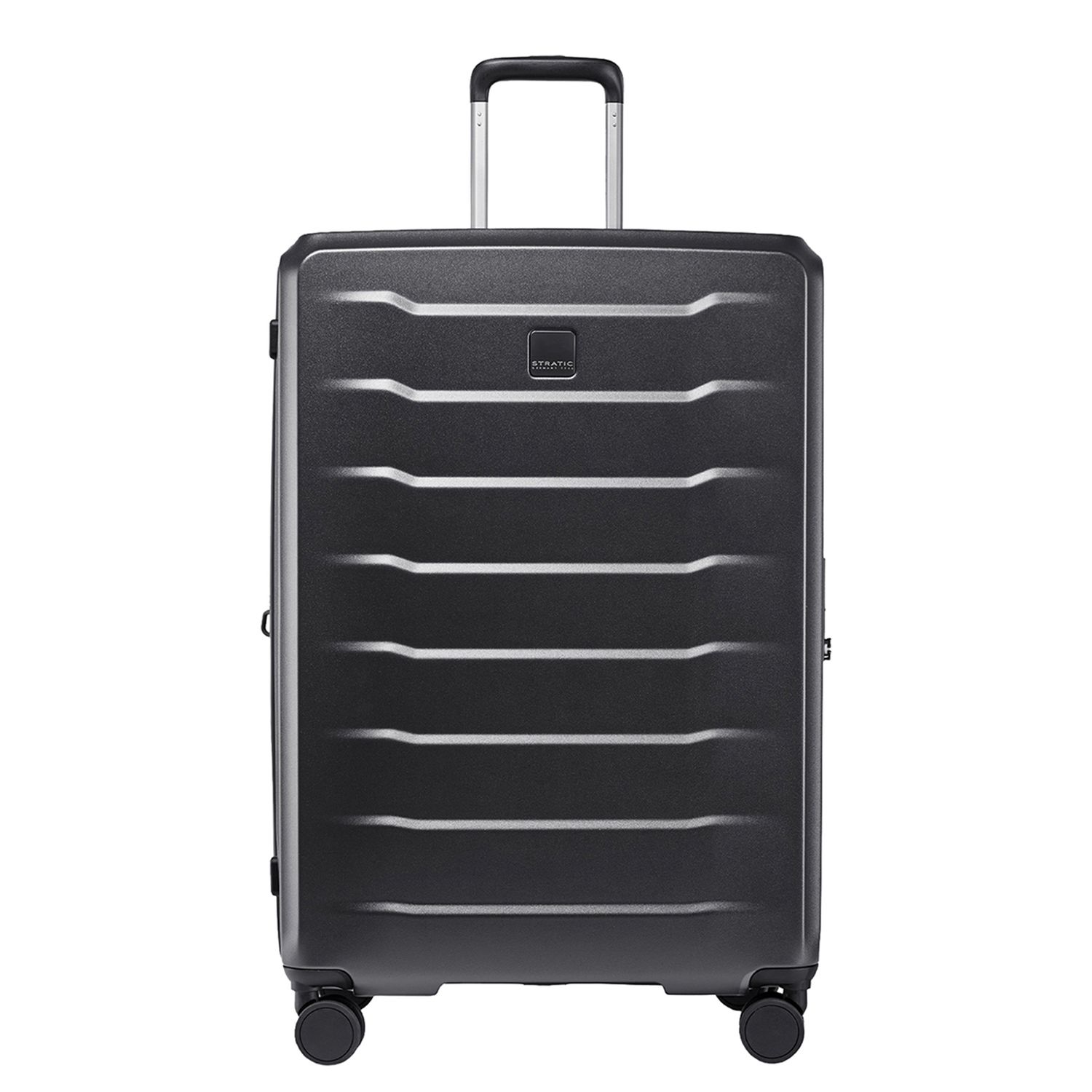 Stratic Phoenix SL Spinner 76 cm - Uitbreidbaar 99/111 liter - 76x50.5x27.5/30.5 cm - black hardcase koffer lichtgewicht koffer